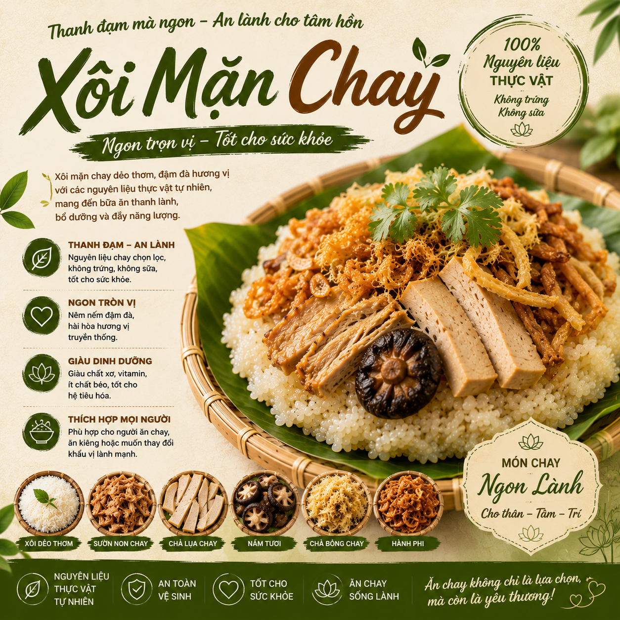 Món xôi chay